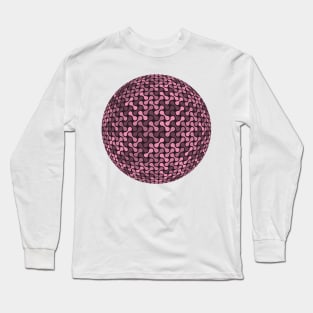 Metaballs Pattern Sphere (Rose Gold) Long Sleeve T-Shirt